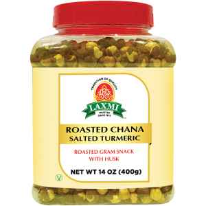 Laxmi Roasted Chana with Salt - Jar, 400 g