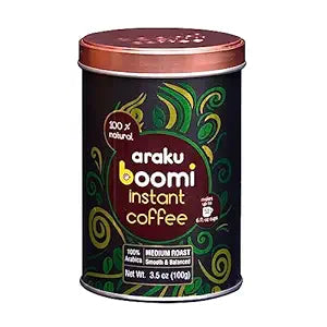 Araku Boomi Instant Coffee, 100 g, Tin