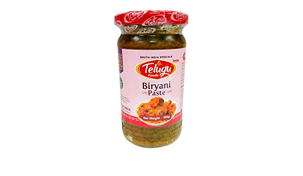 Telugu Foods Biriyani Paste, 300 gm