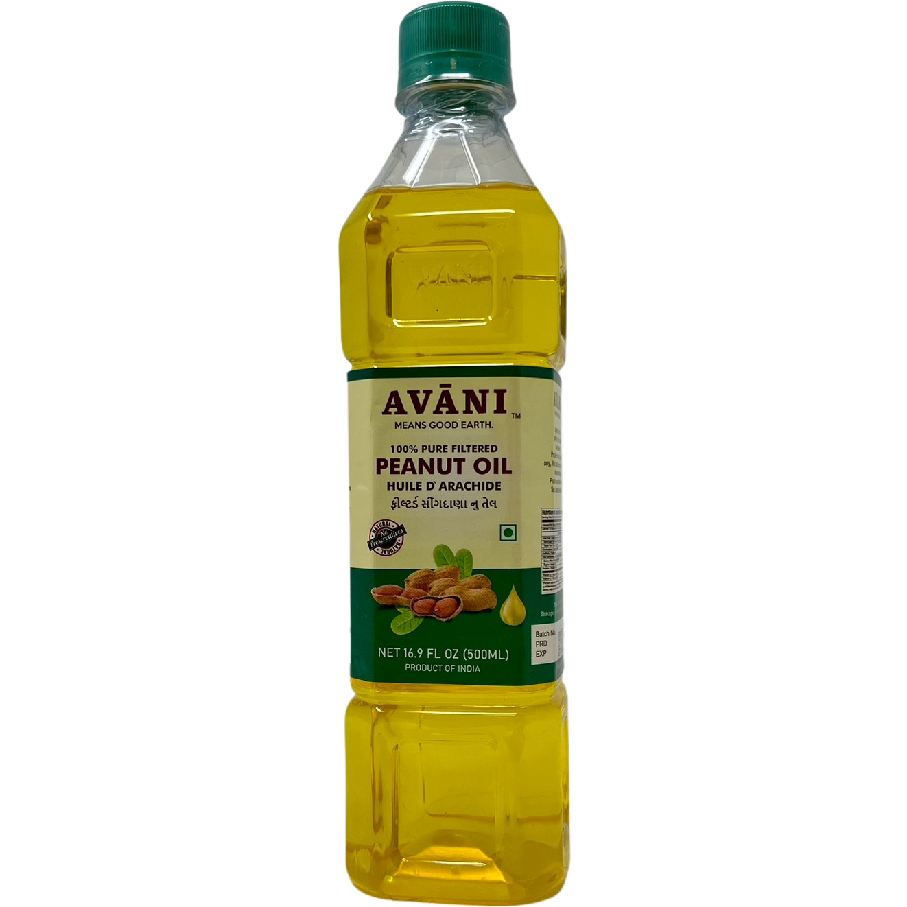 Avani Peanut (Groundnut) Oil, 500 ml