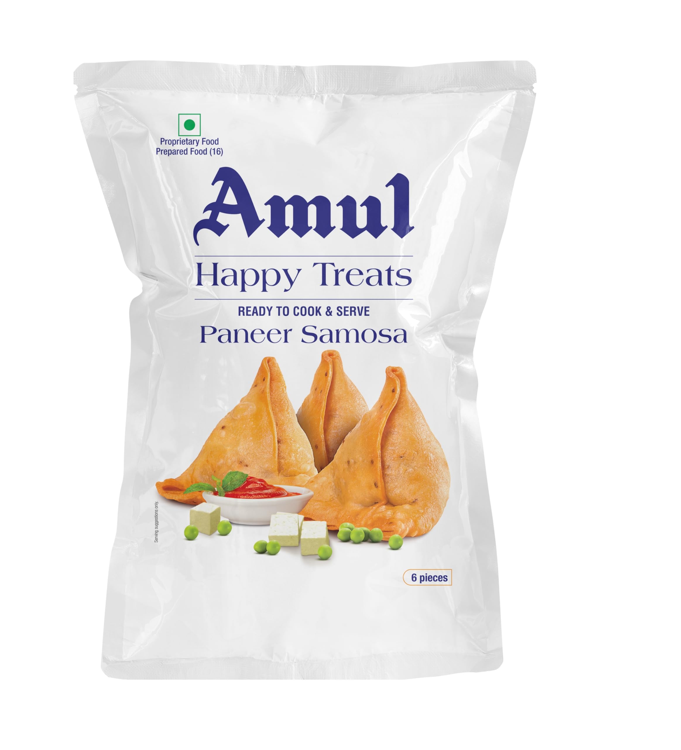Amul Samosa Paneer, 300 g (Frozen)