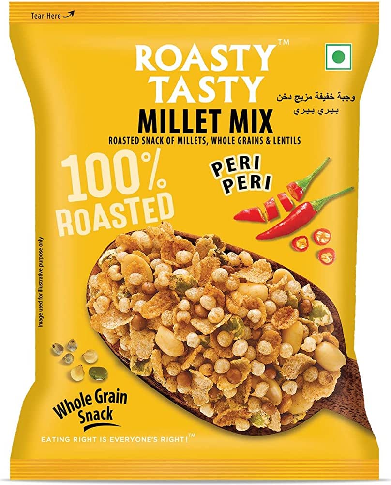Roasty Tasty Millet Mix, Peri Peri, 150 g