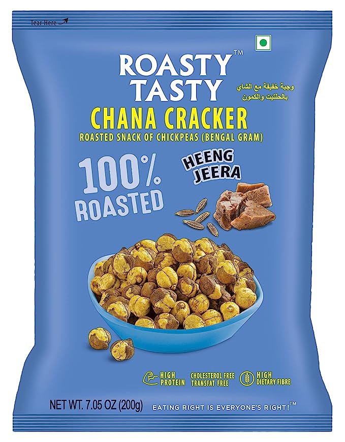 Roasty Tasty Chana Cracker, Heeng Jeera, 150 g