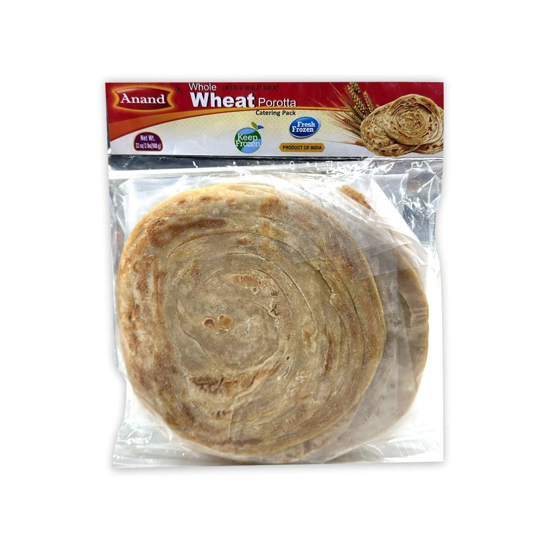 Anand Whole Wheat Parota, 2 lb, (Frozen)