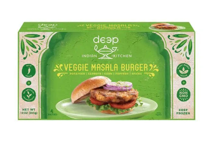 Deep Veg Masala Burger, 10 oz, (Frozen)