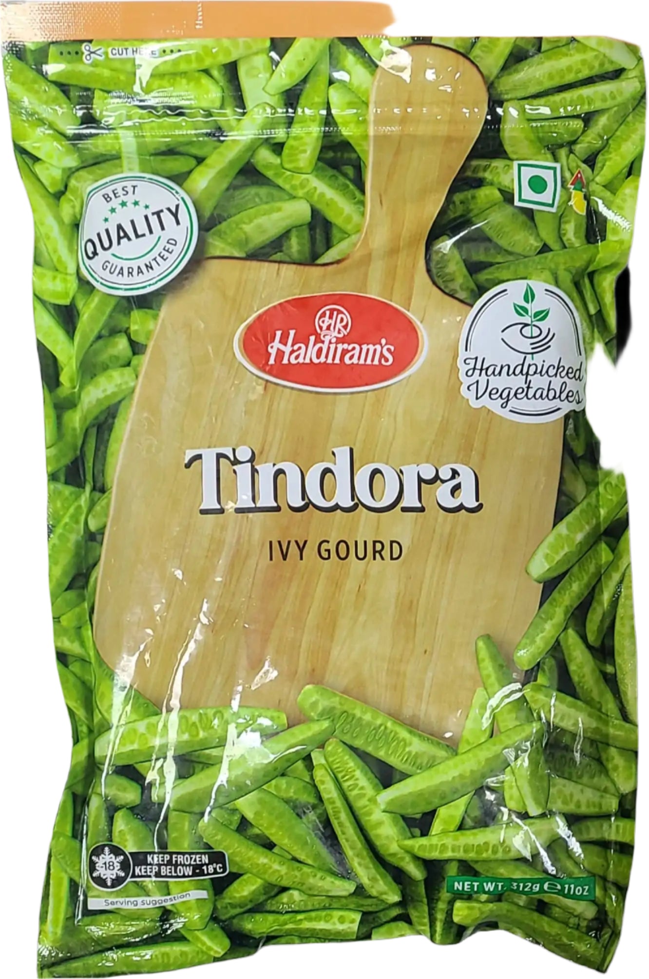 Haldiram's Tindora (Ivy Gourd), 908 g, (Frozen)