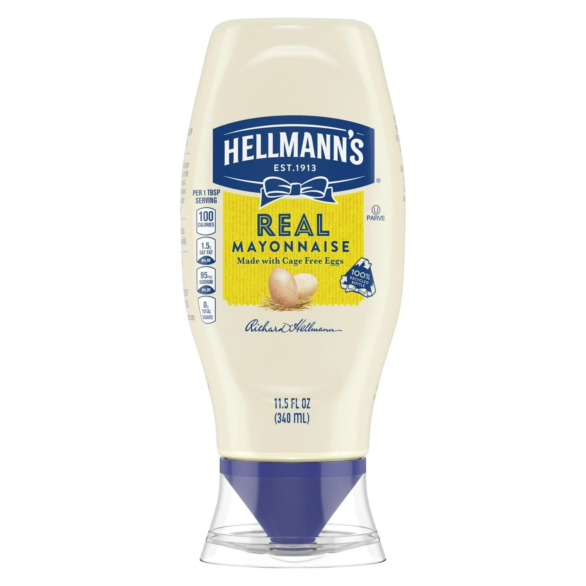 Hellmann's Real Mayonnaise Squeeze Bottle, 11.5 oz