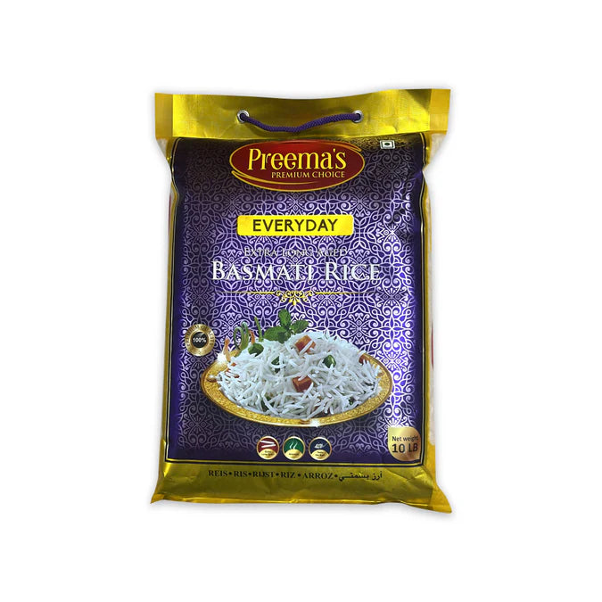 Preema's Basmati Everyday Rice, 10 lb