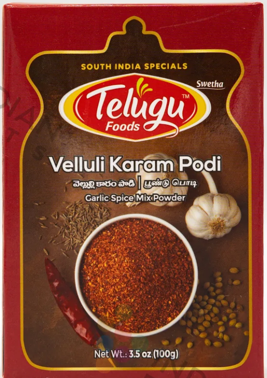 Telugu Foods Velluli Karam Podi, 100 g