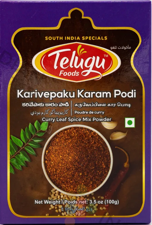 Telugu Foods Karivepaku Powder, 100 g