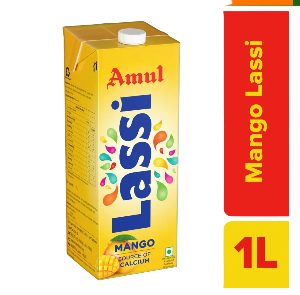 Amul Mango Lassi, 1 lt