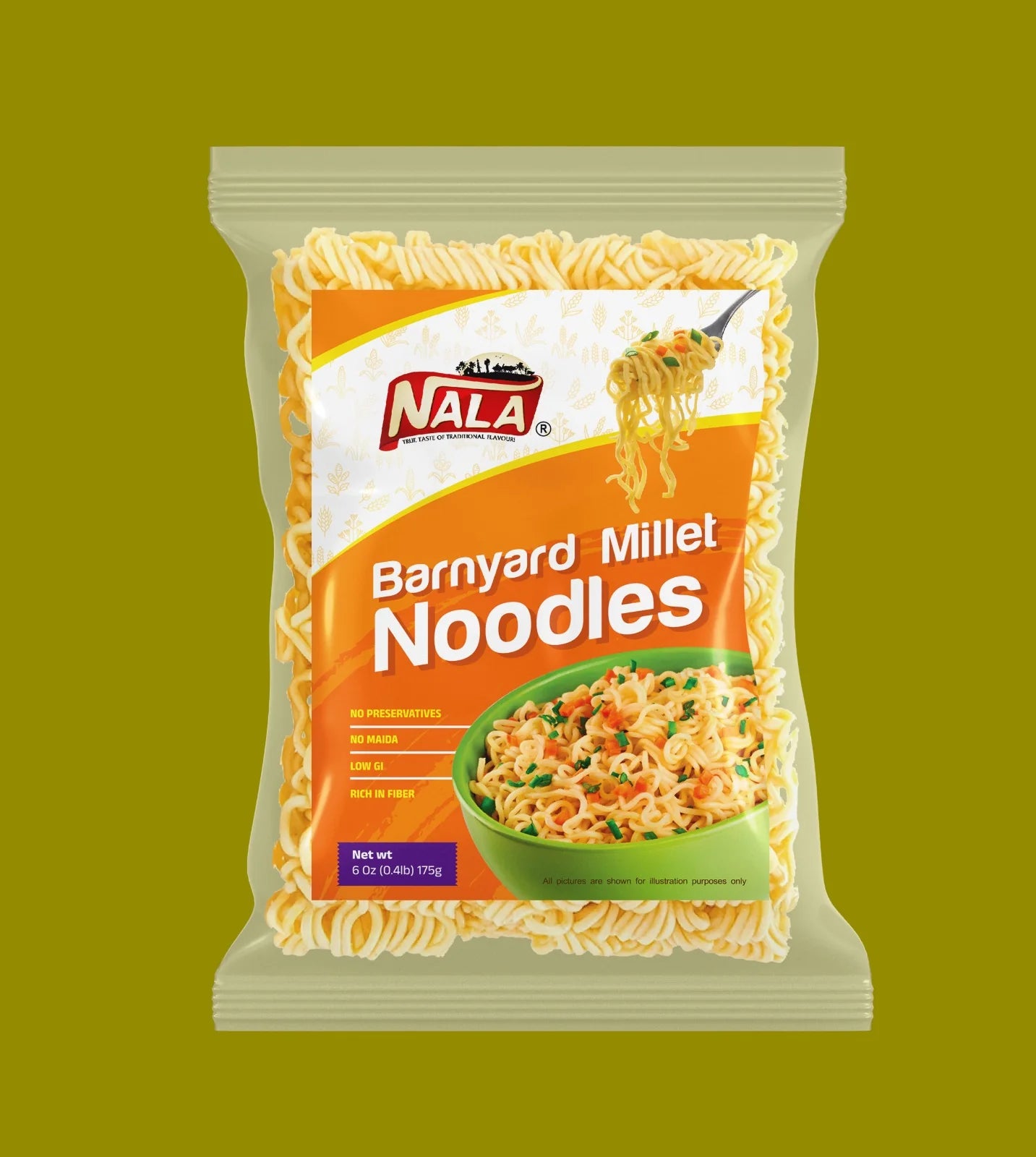Avani Grains Nala Barnyard Millet Noodles, 175g