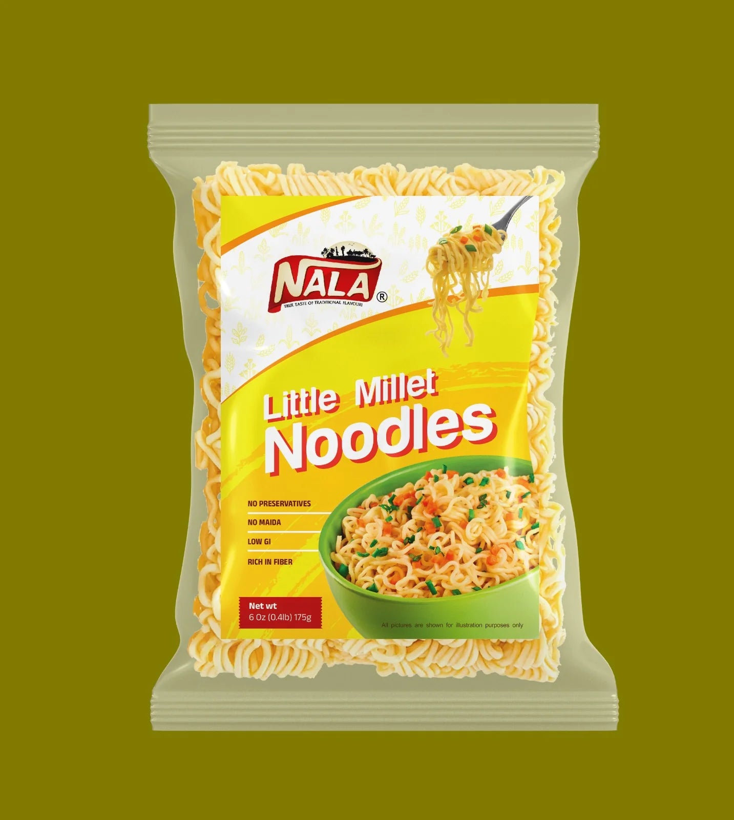 Avani Grains Nala Little Millet Noodles, 175g