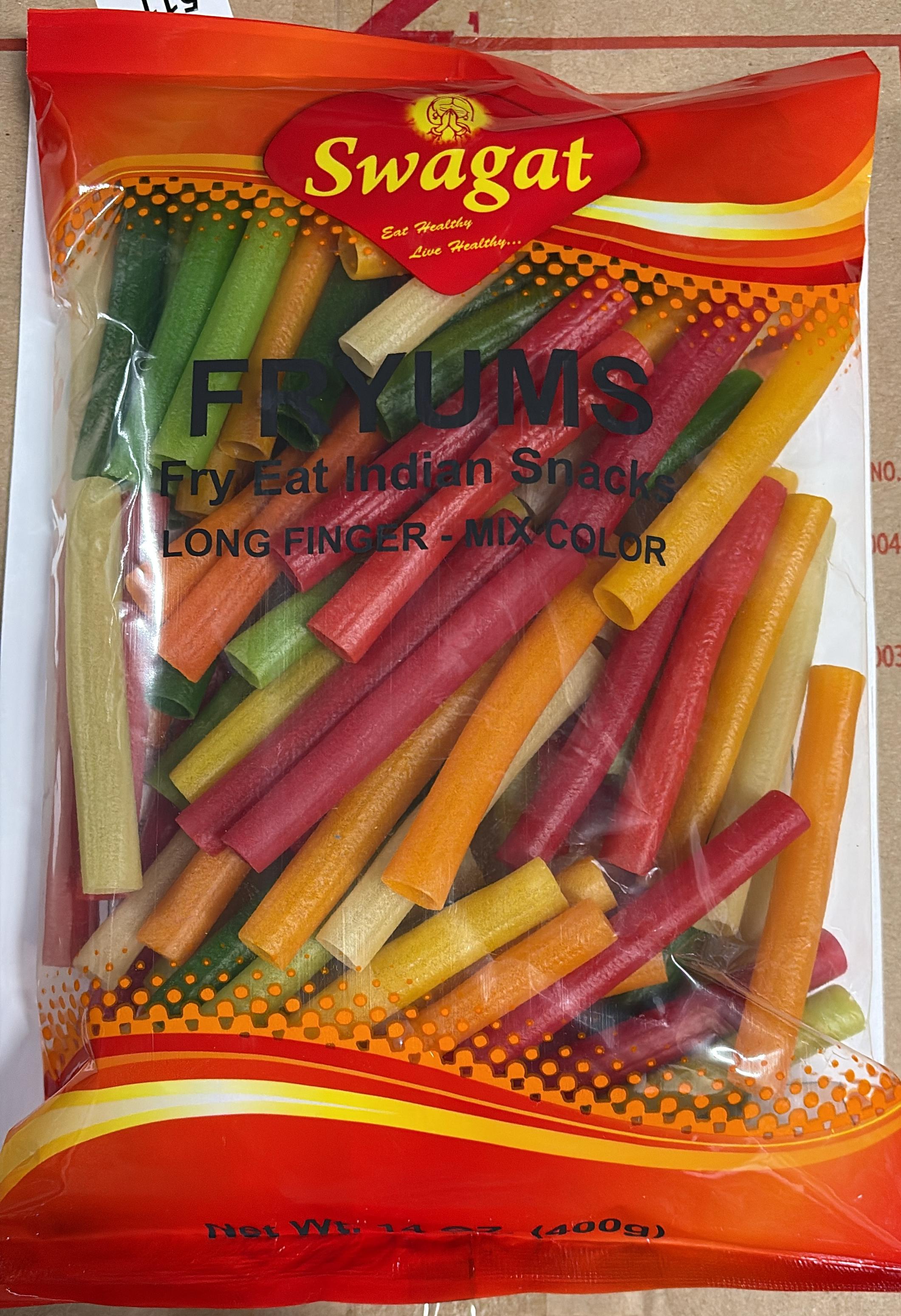 Swagat Fryums (Long Finger) - Color, 400 g