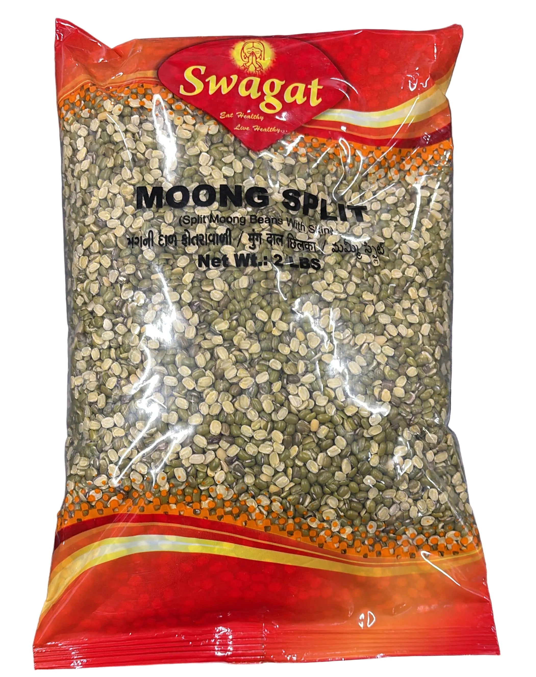 Swagat Moong Split With Skin, 2 lb