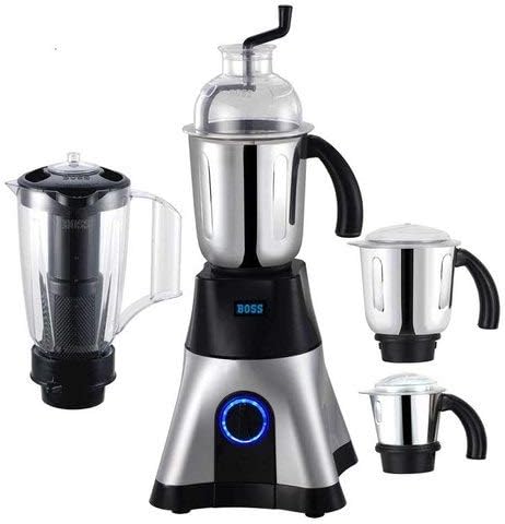 BOSS Cyclone 4-Jar Mixer Grinder, 750 Watt, 110 Volt