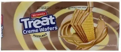 Britannia Treat Cream Wafers - Hazelnut, 150 g