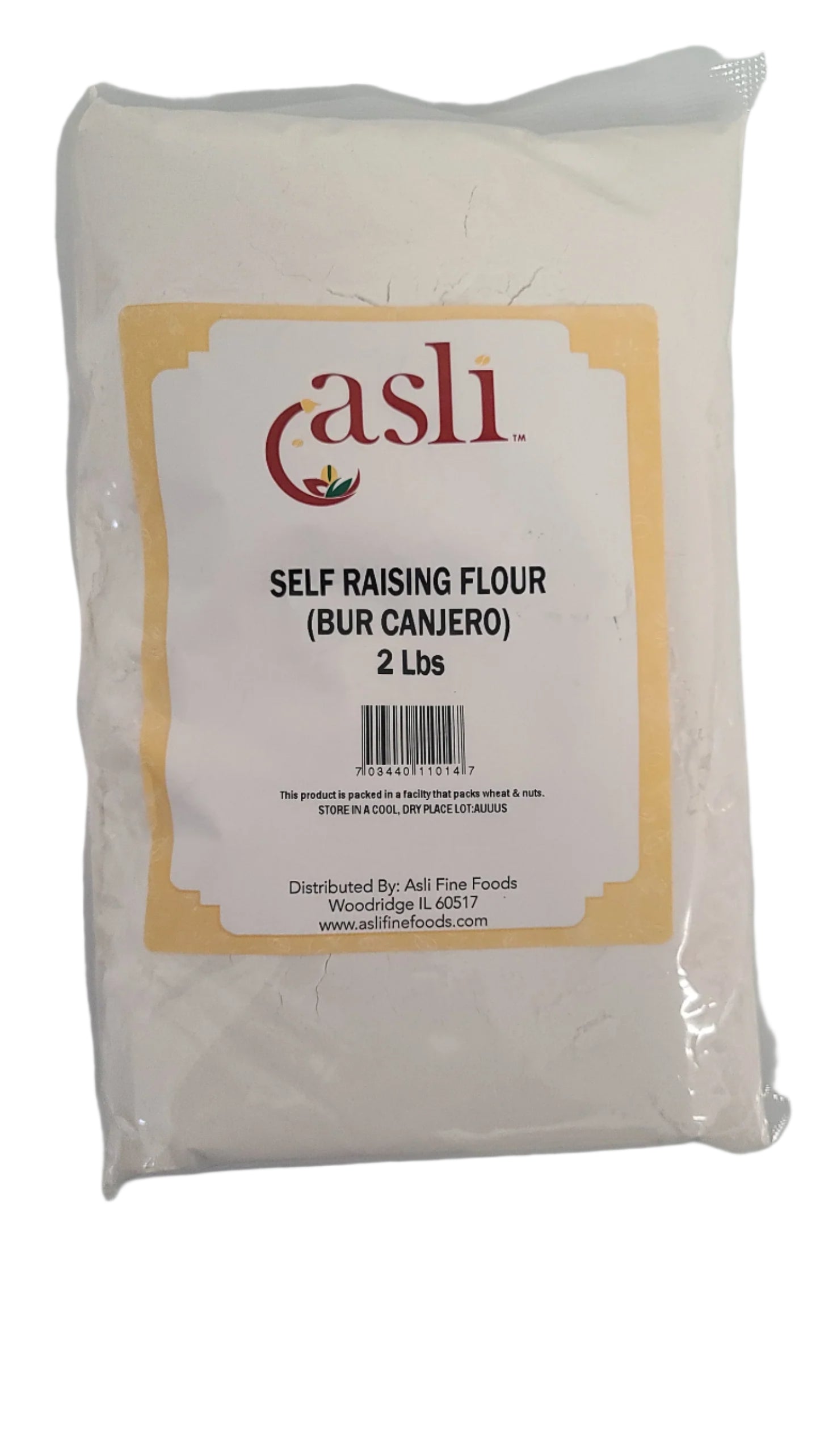 Asli All Purpose (Self Raising) Flour, 2 lb