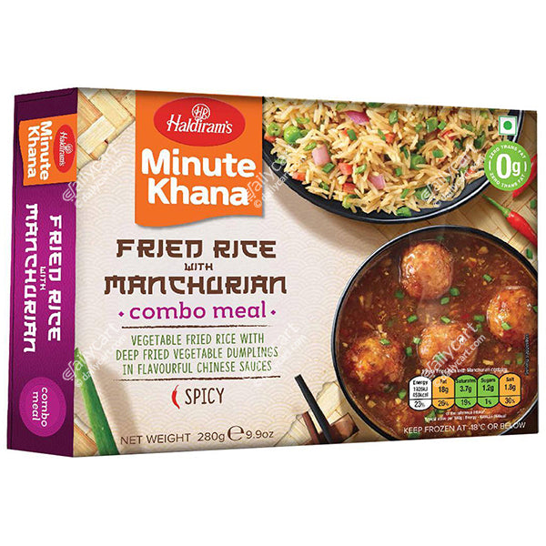 Haldiram's Fried Rice with Manchurian, 280 g, (Frozen)