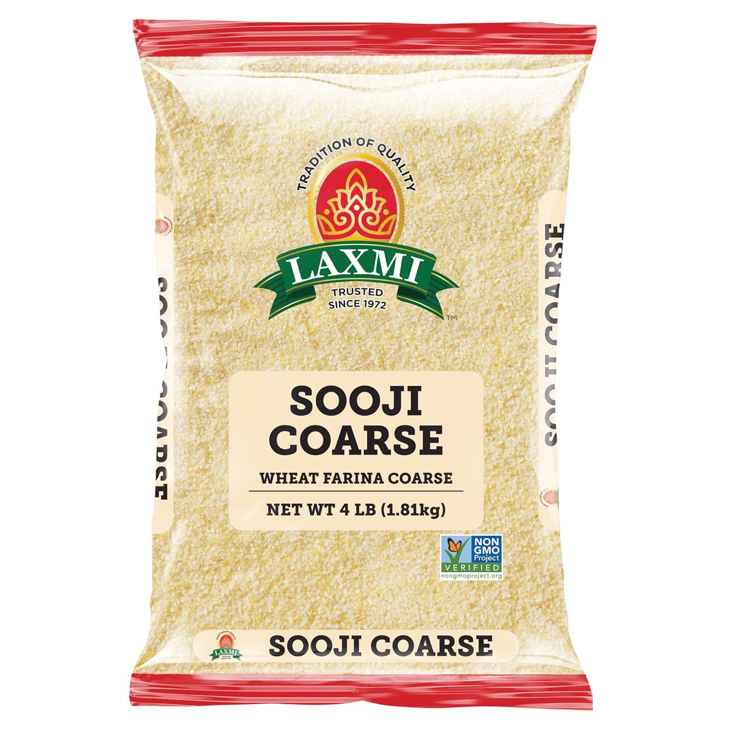 Laxmi Sooji - Coarse (Upma Rava), 4 lb