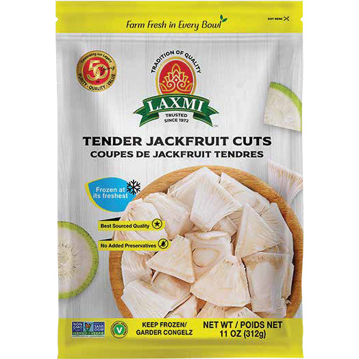 Laxmi Tender Jackfruit Cuts, 312 g, (Frozen)