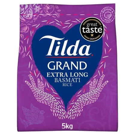 Tilda Grand Extra Long Basmati Rice, 10 lb