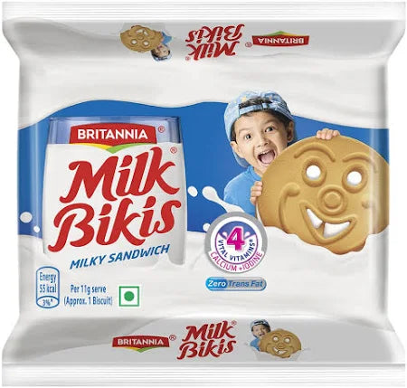 Britannia Milk Bikis Mini Kremz Biscuits, 100 g