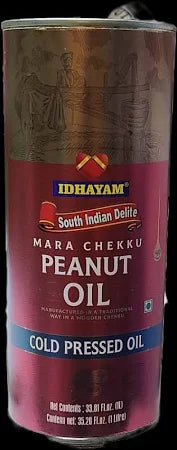 Idhayam Cold Pressed Peanut Oil, 1 litre
