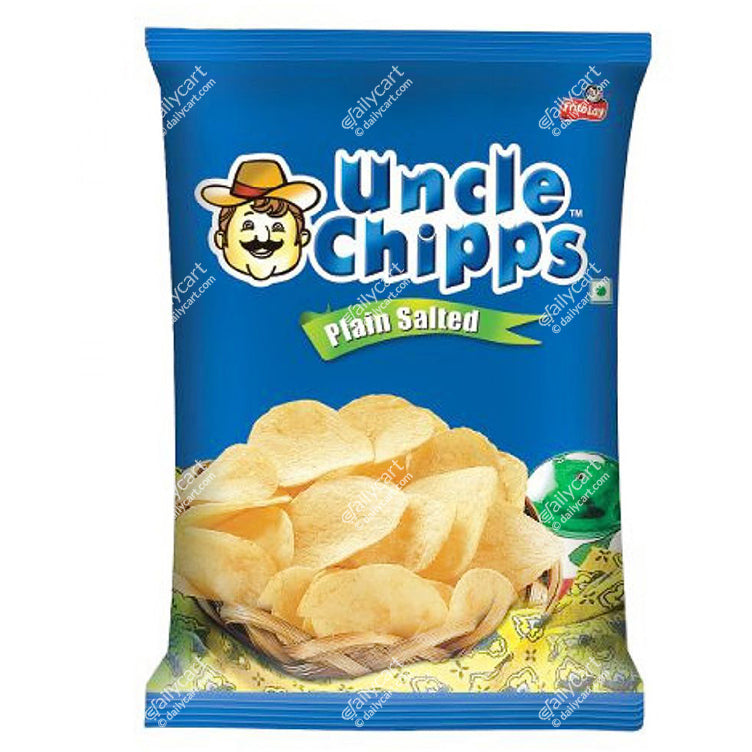 Uncle Chips Plain Salted, 50 g