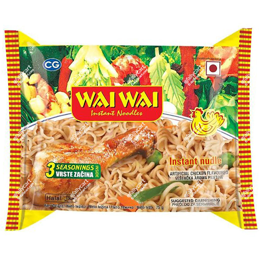 Wai Wai Chicken Noodles, 70 g