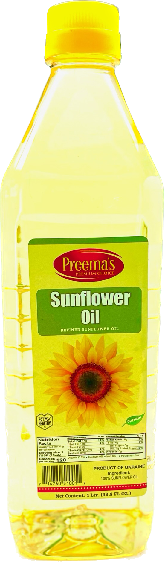 Preema Sunflower Oil 1lt