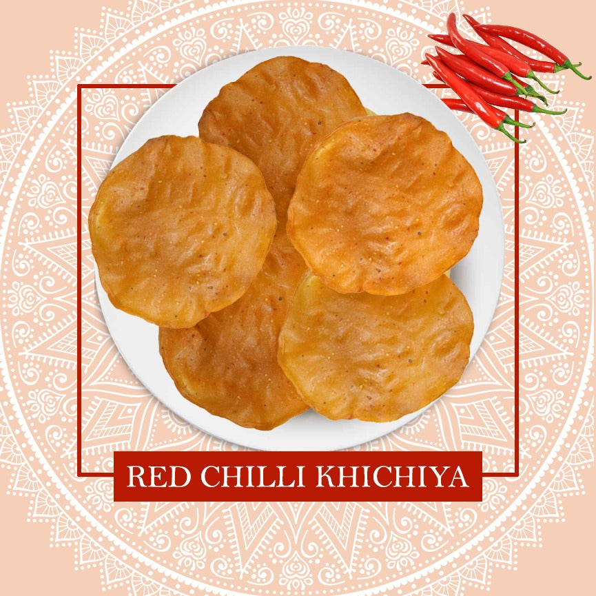 Shreeji Red Chili Khichiya Papad, 400 g