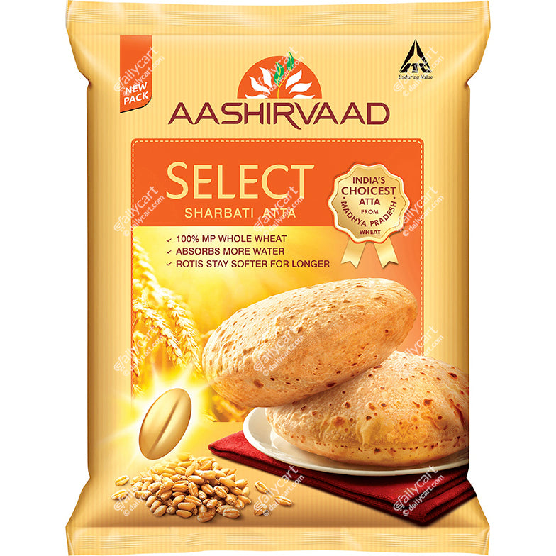 Aashirvaad Select Sharbati Atta, 10 lb