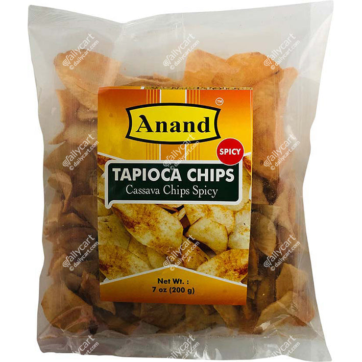 Anand Tapioca Chips Spicy, 200 g