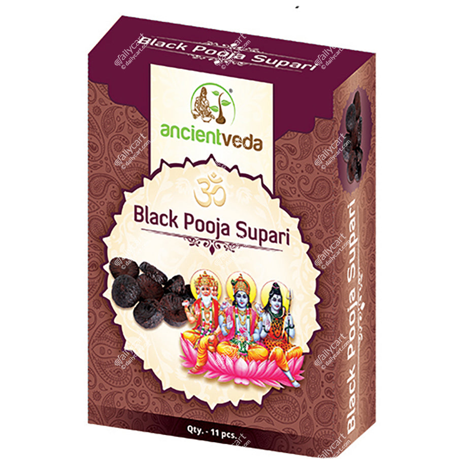 Black Pooja Supari, 11 Count, 1 Pack
