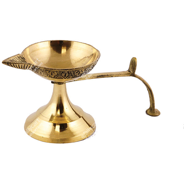 Brass Aarti Diya, 7" Inch