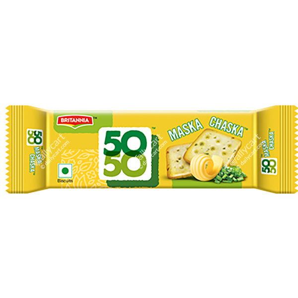 Britannia 50-50 Maska Chaska Biscuits, 62 g