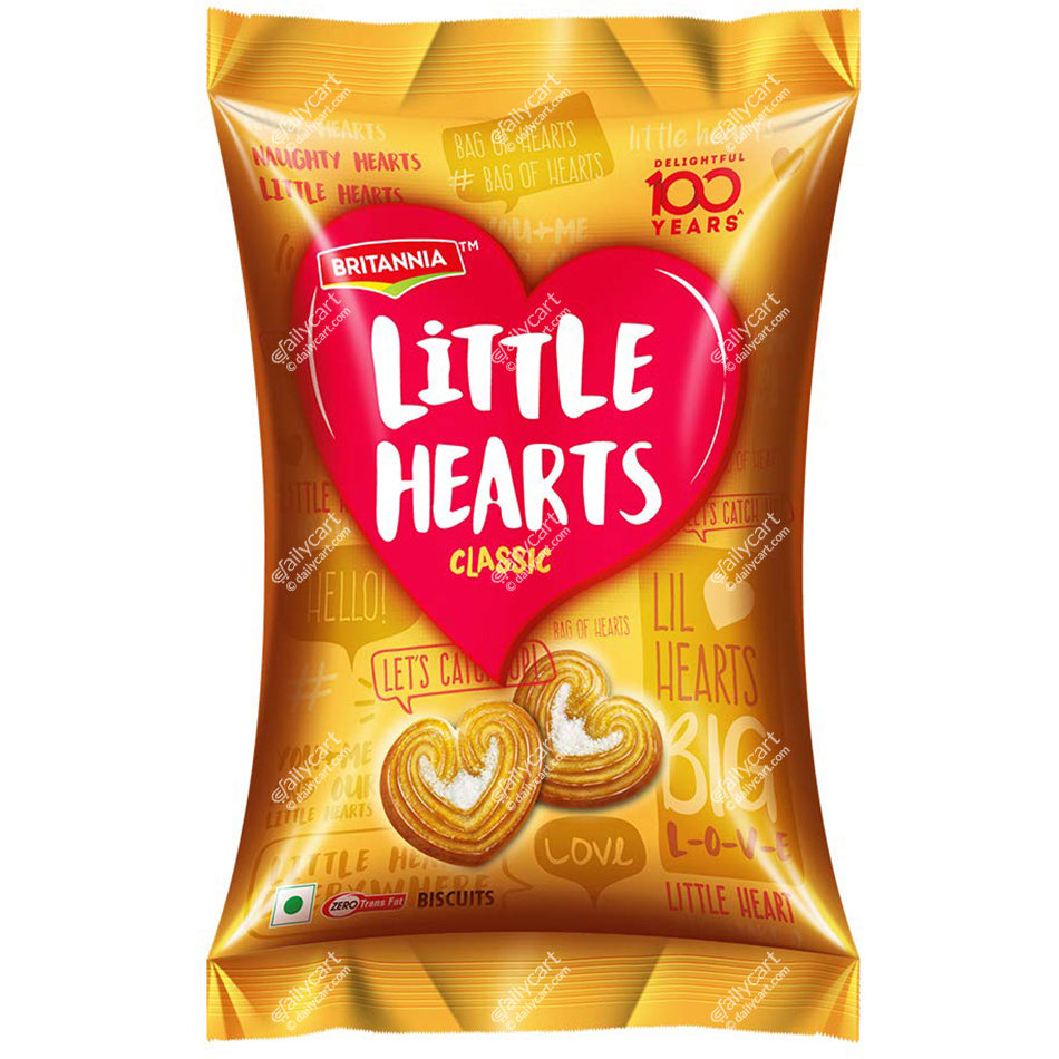 Britannia Little Hearts Biscuits, 75 g