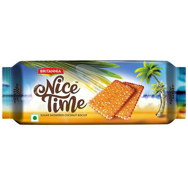 Britannia Nice Time Coconut Biscuits, 150 g