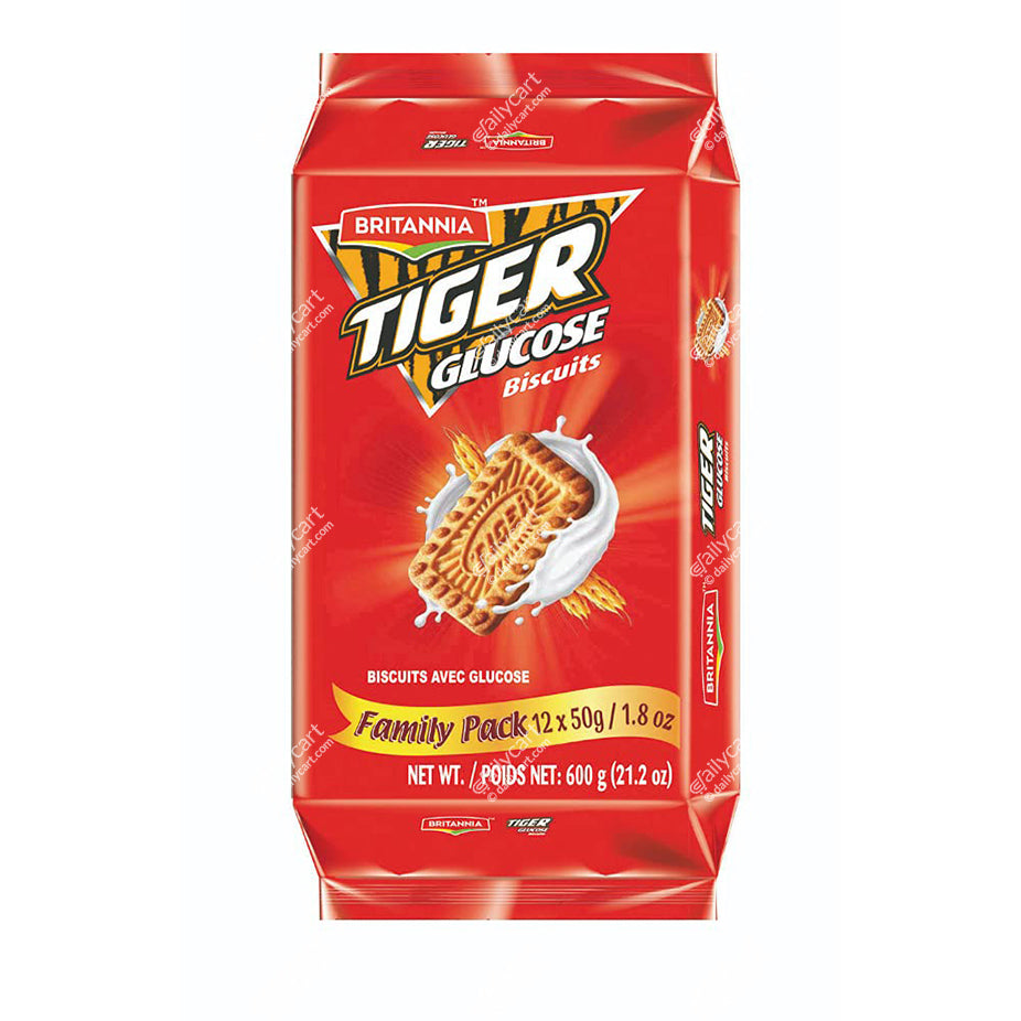 Britannia Tiger Glucose Biscuits, 600 g, Family Pack
