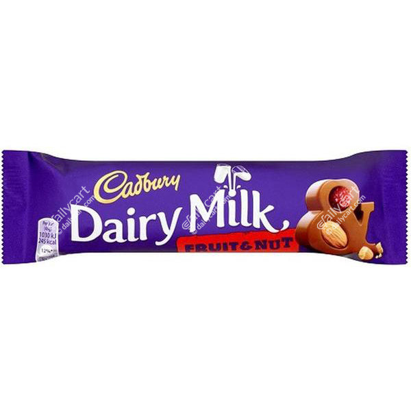Cadbury Dairy Milk Fruit & Nut Chocolate, 45 g