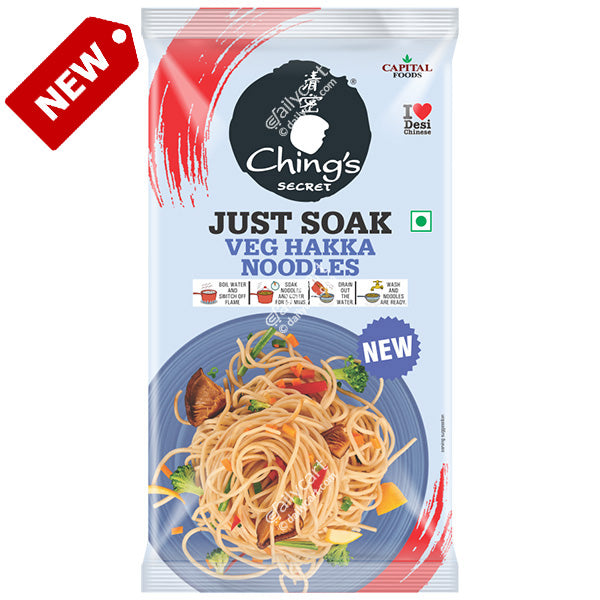 Ching's Just Soak Veg Hakka Noodles, 140 g