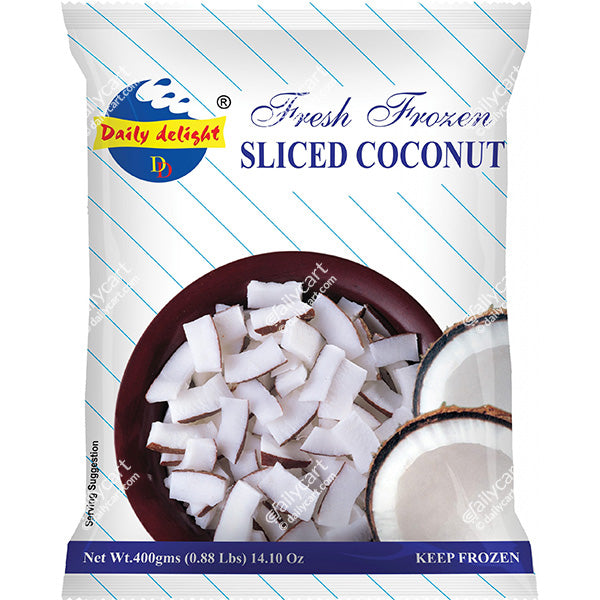 Daily Delight Sliced Coconut, 400 g, (Frozen)