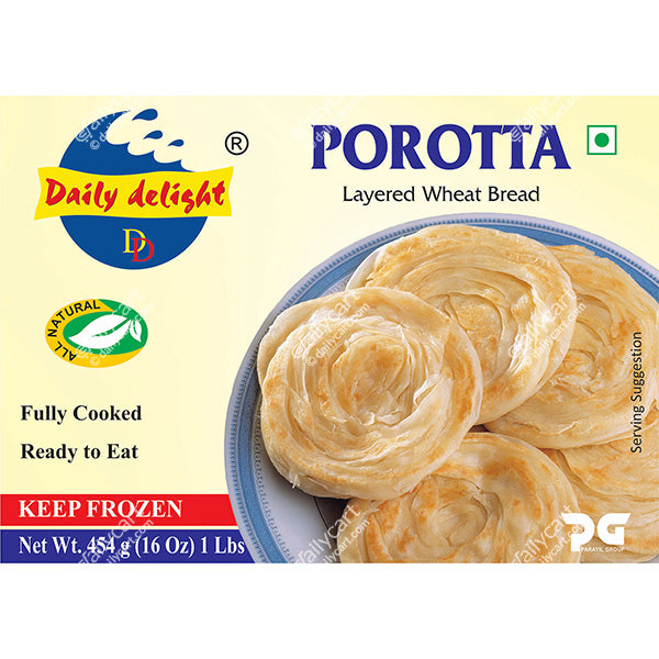Daily Delight Paratha, 1 lb (454 g), (Frozen)