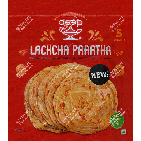 Deep Lachcha Paratha, 5 Pieces, 340 g (Frozen)