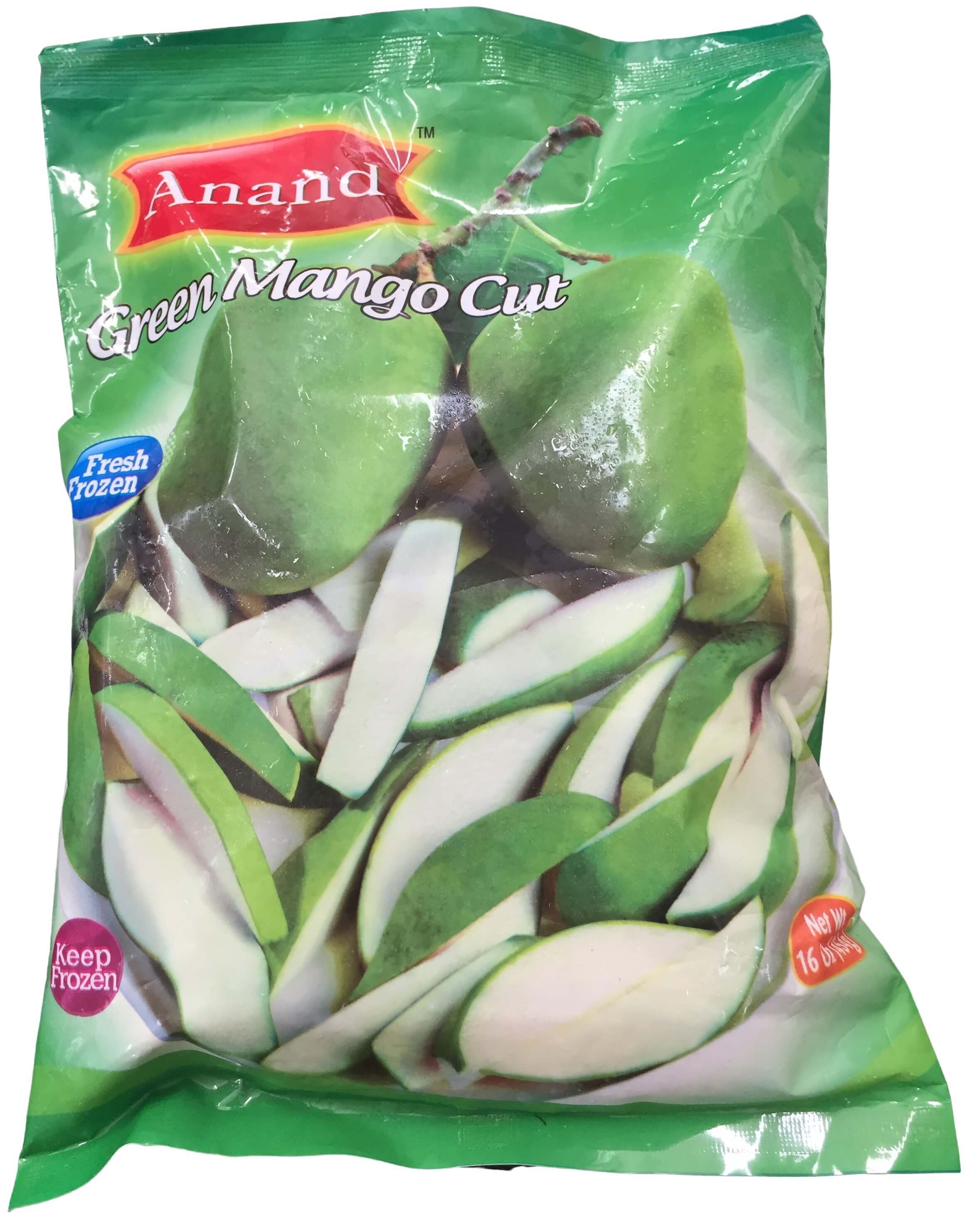 Anand Green Cut Mango, 454 g, (Frozen)