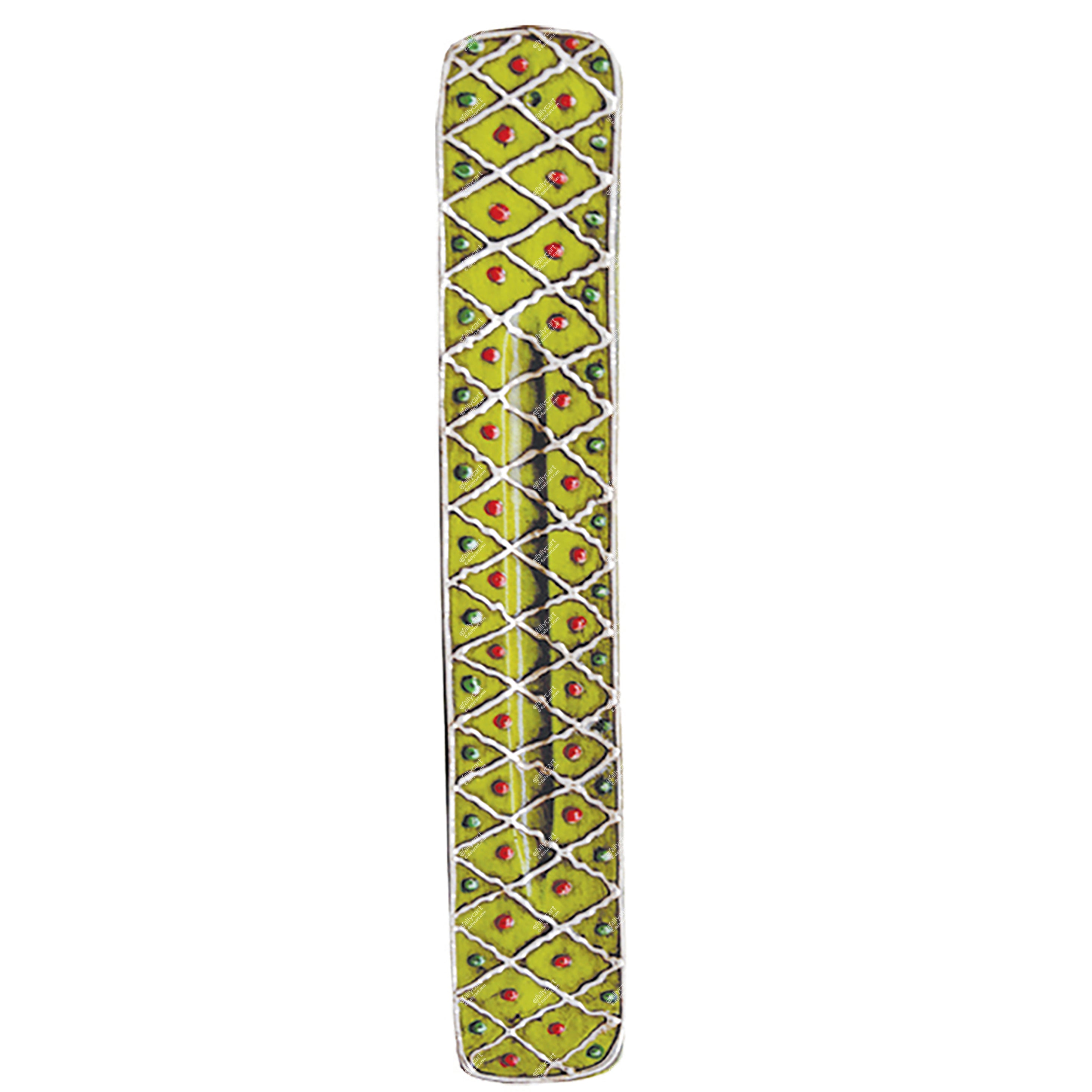 Green Floral Incense Holder, 11" Inch