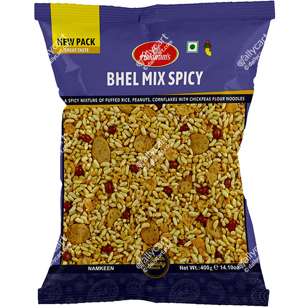 Haldiram's Bhel Mix Spicy, 400 g