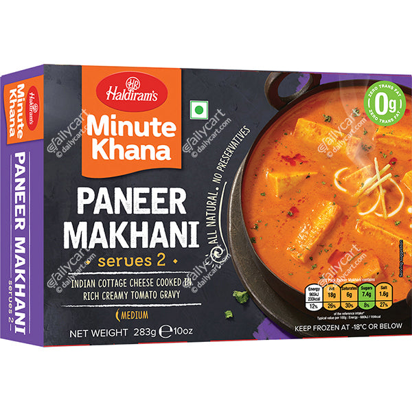 Haldiram's Paneer Makhani, 283 g, (Frozen)