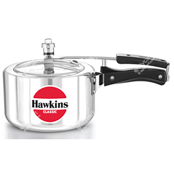 Hawkins Classic Aluminium Pressure Cooker - Wide, 3 litre